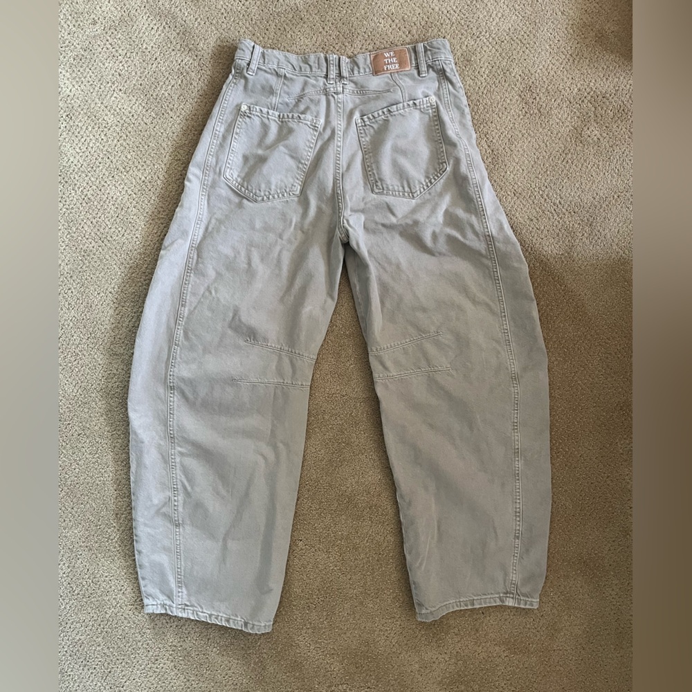 WeTheFree Good Luck barrel jeans, 27L - Picture 2 of 7